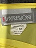 Impressions 100% Polyester Yellow Short Sleeve Blouse Size 12 - photo 7
