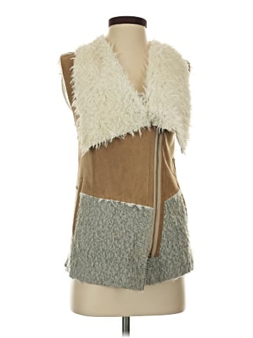 Saturday Sunday Faux Fur Vest (view 1)