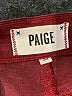 Paige Burgundy Jeans Size 25 waist - photo 4