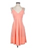 MICHAEL Michael Kors Solid Orange Cocktail Dress Size 0 - photo 1