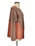 Easel Color Block Brown Pullover Sweater Size S - photo 4