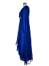 Marina Solid Blue Cocktail Dress Size 6 - photo 5