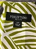 Perceptions Graphic Green Casual Dress Size 12 (petite) - photo 7