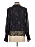 Tanya Taylor 100% Polyester Black Long Sleeve Blouse Size 6 - photo 2