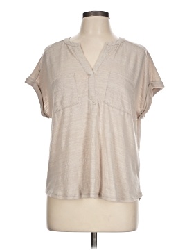 Cable & Gauge Short Sleeve Blouse