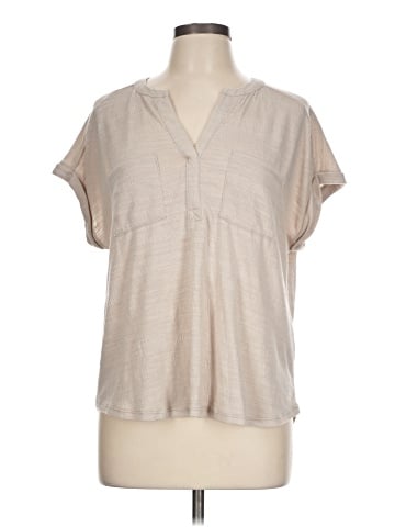 Cable & Gauge Short Sleeve Blouse (view 1)