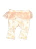 Unbranded 100% Cotton Ivory Snow Pants With Bib Size 0-3 mo - photo 1