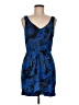 Silence and Noise 100% Polyester Paisley Blue Cocktail Dress Size 8 - photo 1