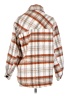 Love Tree 100% Polyester Plaid Orange Fleece Size S - photo 2