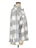 32 Degrees Plaid Gray Long Sleeve Blouse Size XL - photo 4