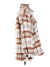 Love Tree 100% Polyester Plaid Orange Fleece Size S - photo 4