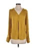Maison d' Amelie 100% Polyester Gold Long Sleeve Blouse Size S - photo 1