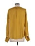 Maison d' Amelie 100% Polyester Gold Long Sleeve Blouse Size S - photo 2