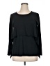 Cupio Black Long Sleeve Blouse Size XL - photo 1