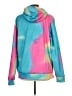 Unbranded Tie-dye Teal Pullover Hoodie Size L - photo 2
