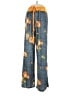 Unbranded 100% Polyester Print Blue Casual Pants Size S - photo 1
