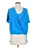 Bebe 100% Polyester Blue Short Sleeve T-Shirt Size S - photo 1