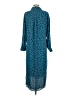 Ann Taylor 100% Polyester Teal Casual Dress Size 6 - photo 2