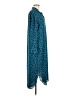 Ann Taylor 100% Polyester Teal Casual Dress Size 6 - photo 4