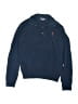 Next 100% Cotton Blue Long Sleeve Polo Size 12 - photo 1