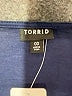 Torrid Blue 3/4 Sleeve Blouse Size Med Plus (00) - photo 7