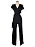 Diane von Furstenberg Solid Black Jumpsuit Size 4 - photo 1
