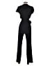 Diane von Furstenberg Solid Black Jumpsuit Size 4 - photo 2