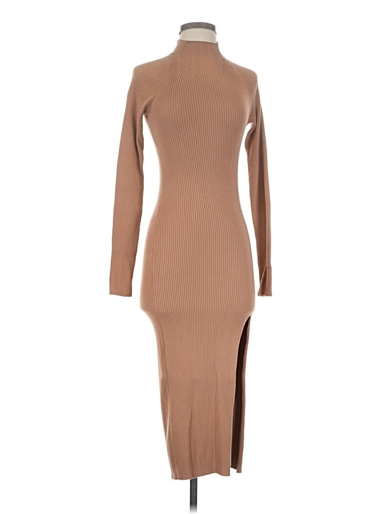 Pre-owned Wilfred Casual Dress In Tan