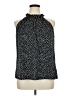 Hiatus Polka Dots Black Sleeveless Blouse Size 1X - photo 1
