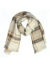 Demdaco Plaid Ivory Tan Scarf One size - photo 1