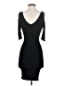 Soprano Solid Black Cocktail Dress Size S - photo 2