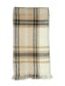 Demdaco Plaid Ivory Tan Scarf One size - photo 2
