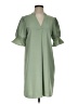 Unbranded 100% Polyester Solid Green Casual Dress Size S - photo 1