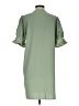 Unbranded 100% Polyester Solid Green Casual Dress Size S - photo 2