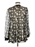 DMBM 100% Polyester Black Long Sleeve Blouse Size M - photo 2