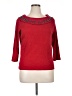 Rafaella Studio 100% Cotton Red 3/4 Sleeve Top Size XL - photo 1