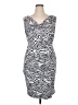 Wardrobe Animal Print White Cocktail Dress Size XL - photo 1