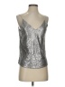 Shein Silver Sleeveless Top Size S - photo 1
