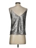 Shein Silver Sleeveless Top Size S - photo 2