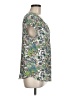 Unbranded 100% Polyester Paisley Green Short Sleeve Blouse Size M - photo 4