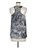 Collective Concepts 100% Polyester Silver Sleeveless Top Size M - photo 2