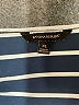 Banana Republic 100% Polyester Stripes Black Short Sleeve Top Size XL - photo 7