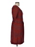 Old Navy Stripes Red Casual Dress Size M - photo 4