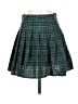 Shein Plaid Green Casual Skirt Size 4 - photo 1