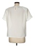 Laura Scott 100% Polyester Ivory Short Sleeve Blouse Size M - photo 2