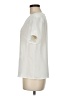Laura Scott 100% Polyester Ivory Short Sleeve Blouse Size M - photo 5