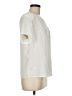 Laura Scott 100% Polyester Ivory Short Sleeve Blouse Size M - photo 4