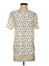 Equipment Polka Dots Ivory Short Sleeve Top Size XS - photo 1