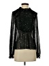 Unbranded 100% Polyester Stars Black Long Sleeve Blouse Size EU 34 / US 4 - photo 1