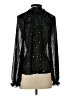 Unbranded 100% Polyester Stars Black Long Sleeve Blouse Size EU 34 / US 4 - photo 2